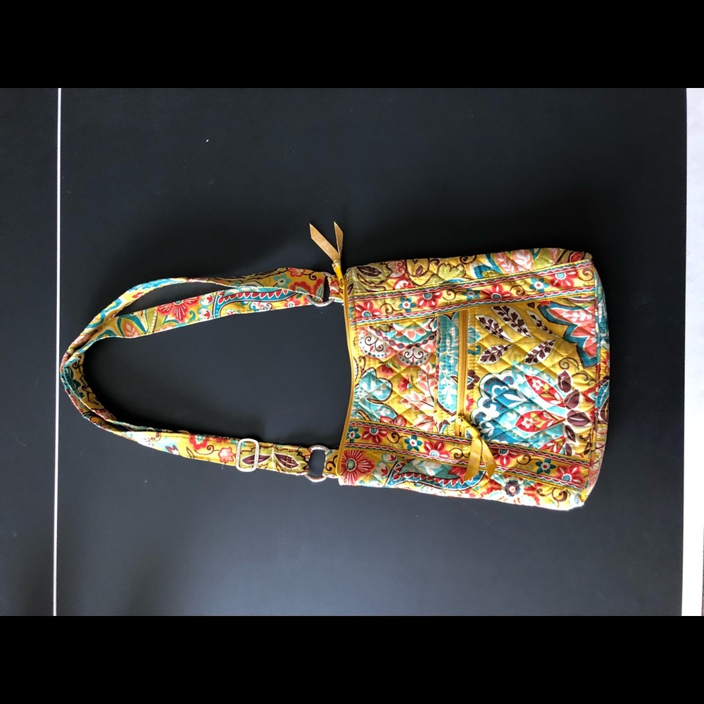 Yellow pattern Vera Bradley purse